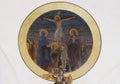 Crucifixion, fresco in the Church of All Saints in Sesvete, Croatia