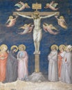 Crucifixion, fresco, Sacristy in Basilica di Santa Croce in Florence