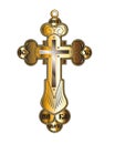 Crucifixion gold orthodox christian cross