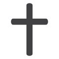 Crucifixion icon. Religion christian cross