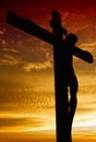 Crucifixion of Jesus Royalty Free Stock Photo