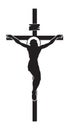 Crucifixion of Jesus Christ, a religious symbol Royalty Free Stock Photo