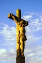 Crucifixion near Chapelle Saint-Sebastien de Dambach-la-Ville ,