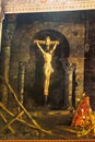 Crucifixion Painting San Francisco Church Mexico City Mexico