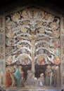 Crucifixion represented as Tree of Life, Basilica di Santa Croce in Florence Royalty Free Stock Photo
