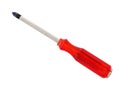 Cruciform screwdriver on white