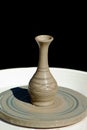 Crude clay pot Royalty Free Stock Photo
