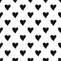 Cruel heart pattern seamless vector