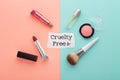 Cruelty free cosmetic and makeup