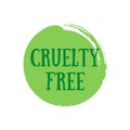 Cruelty free sign.