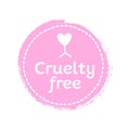 Cruelty free sign.