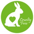 Cruelty free vector logo