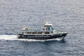 Cruise Atlantic on Lines Blue Bird ferry off coast of Gran Canaria.