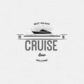 Cruise best travel insignia and labels for any