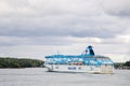 Cruise boat ship near Aland Royalty Free Stock Photo