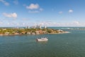 Cruise with Carrie B paddlewheel riverboat in Fort Lauderdale Royalty Free Stock Photo