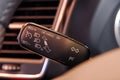 Cruise control button, and car lighting switch Royalty Free Stock Photo