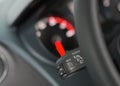 Cruise control button Royalty Free Stock Photo