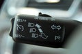 Cruise control button Royalty Free Stock Photo