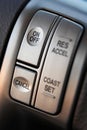 Cruise control buttons Royalty Free Stock Photo