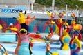 Cruise deck children`s pool area