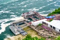 Cruise departure point under Niagara Falls, Canada Royalty Free Stock Photo