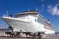 Cruise liner Costa Mediterranea in sea port Palermo, Sicily, Italy