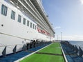 Cruise passenger ship in port Royalty Free Stock Photo