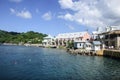 Cruise port Isla Rotan Honduras