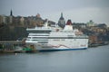 Cruise sea ferry Cinderella in the harbor Royalty Free Stock Photo