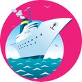 Cruise ship Royalty Free Stock Photo