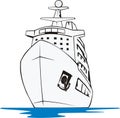 Cruise ship Royalty Free Stock Photo