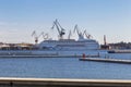 Cruise ship Aidamira in service in Pula, Istria, Croatia