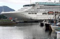 Cruise Ship in Alaska Royalty Free Stock Photo