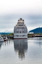 Cruise Ship in Alaska from Aft Royalty Free Stock Photo