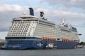 Cruise ship alongside port of Southampton, UK