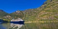 Cruise Ship, Aurlandsfjorden Fjord, Norway Royalty Free Stock Photo