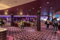 Cruise ship bar interior Royalty Free Stock Photo