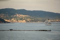 Cruise Ship in bay of La Spezia, Cinque Terre. Coste Crociere Ship