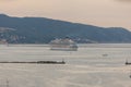 Cruise Ship in bay of La Spezia, Cinque Terre. Coste Crociere Ship