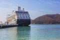 Cruise ship at berth Huatulco. Mexico. Royalty Free Stock Photo