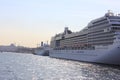 Cruise ship at Bosphorus, Istanbul, Turkey Royalty Free Stock Photo