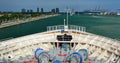 Cruise ship bow Royalty Free Stock Photo