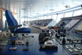 Cruise ship bridge inside Royalty Free Stock Photo