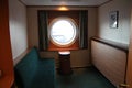 Cruise ship cabin Royalty Free Stock Photo