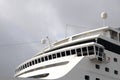 Cruise ship - captain navigating bridge Royalty Free Stock Photo