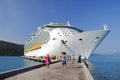 Cruise Ship Caribbean Haiti Royalty Free Stock Photo