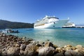 Cruise ship Caribbean vacation Royalty Free Stock Photo