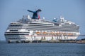 Cruise Ship Carnival Splendor Long Beach, California Royalty Free Stock Photo