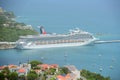 Cruise Ship Carnival Valor in Saint Thomas